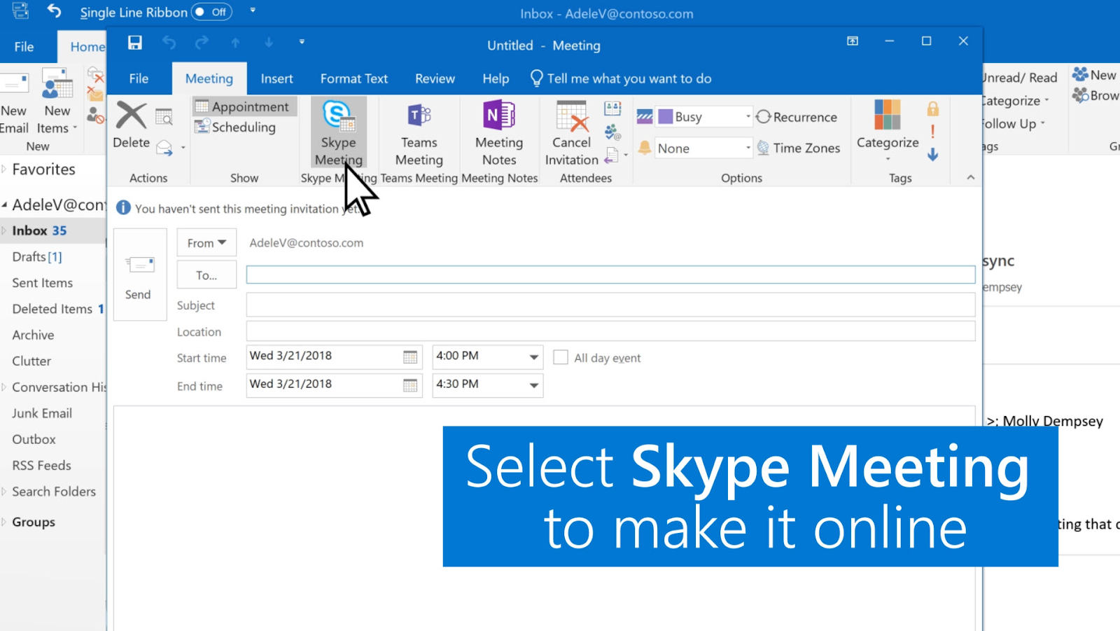 is there a skype for business plugin for outlook on mac